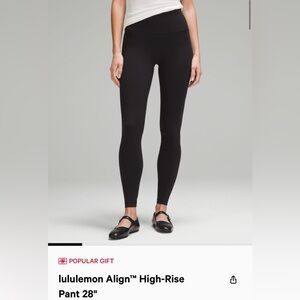 Align HR pant 28. Colour MULED WINE